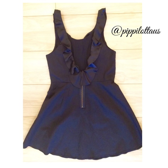 LUCCA COUTURE WOMENS LITTLE BLACK COCTAIL DRESS L - Picture 4 of 4